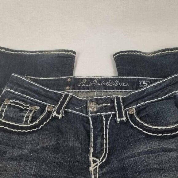 L.A Idol Denim Jeans Size 5 - Picture 5 of 6
